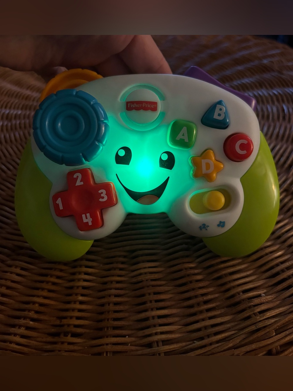 Fisher-Price Laugh & Learn Lil’ Gamer Learning Toy Controller Lights & Sounds